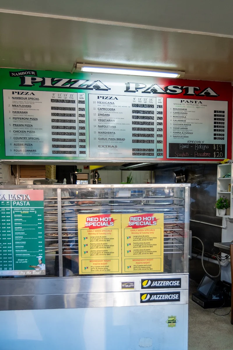 Menu, Nambour Pizza & Pasta