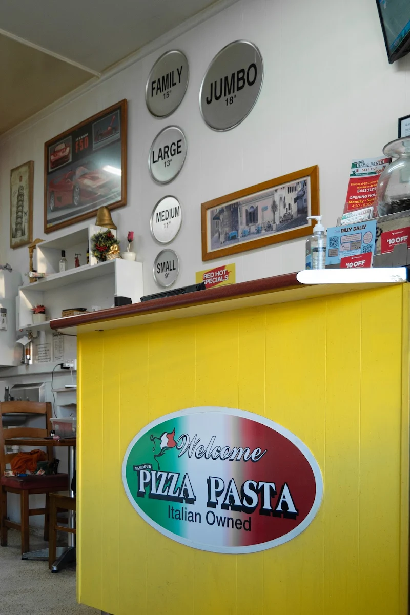 Menu, Nambour Pizza & Pasta