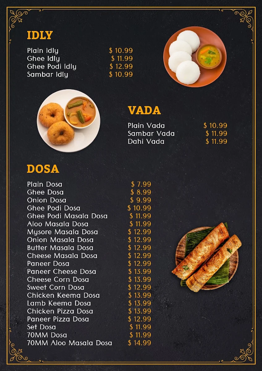 Menu, Nala Bhima Kitchen’s CBD