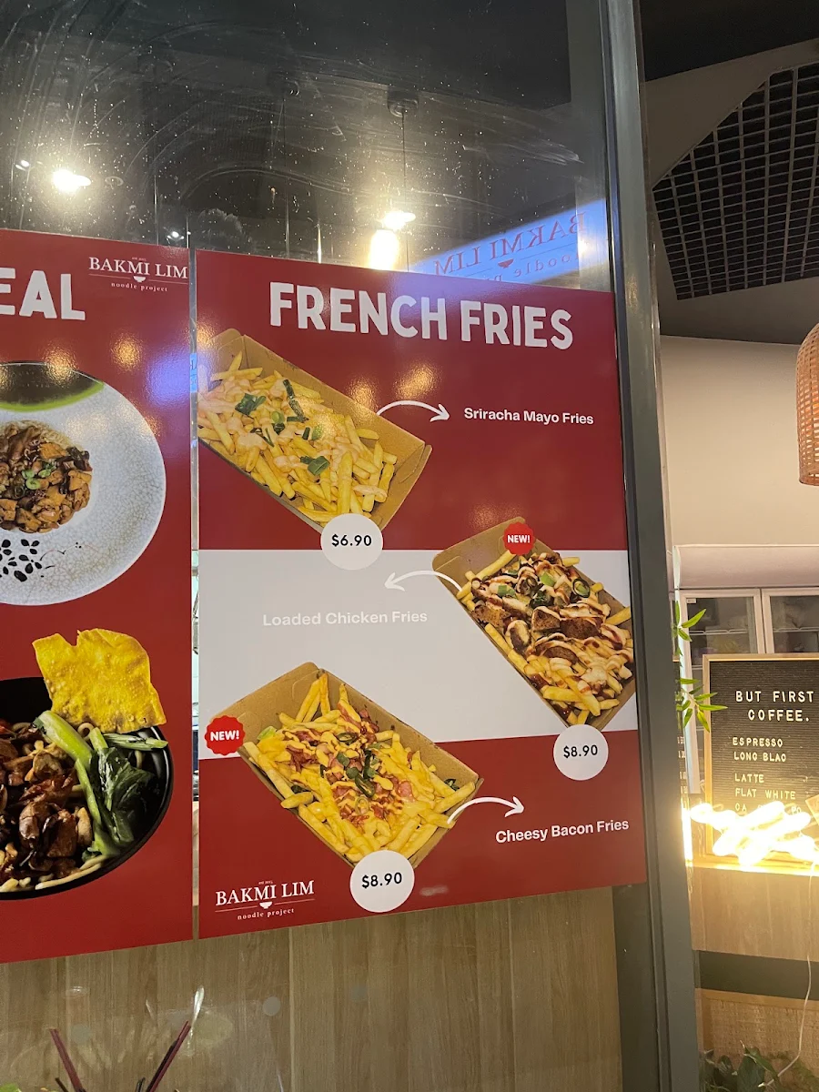 Menu, Bakmi Lim Norwood