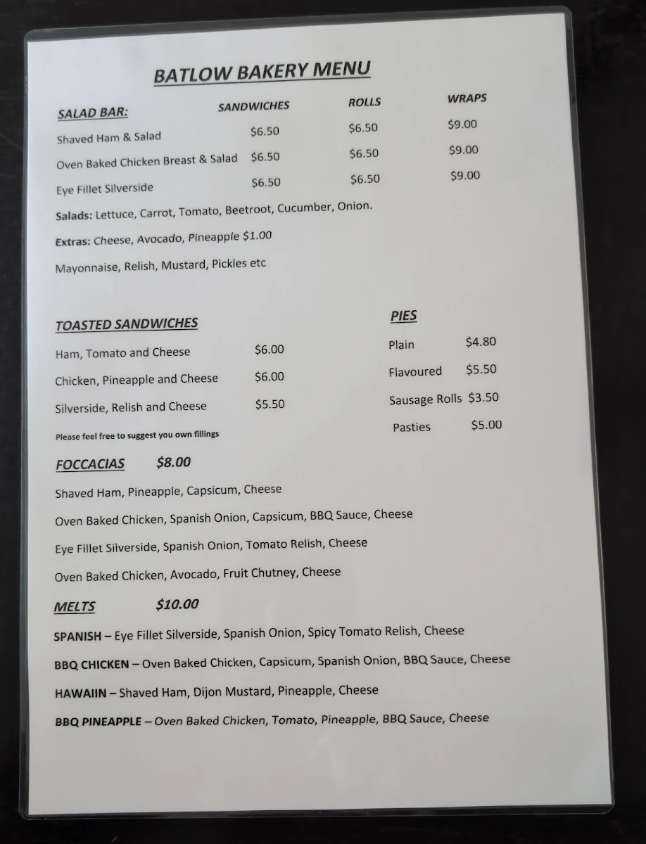 Menu photo 1