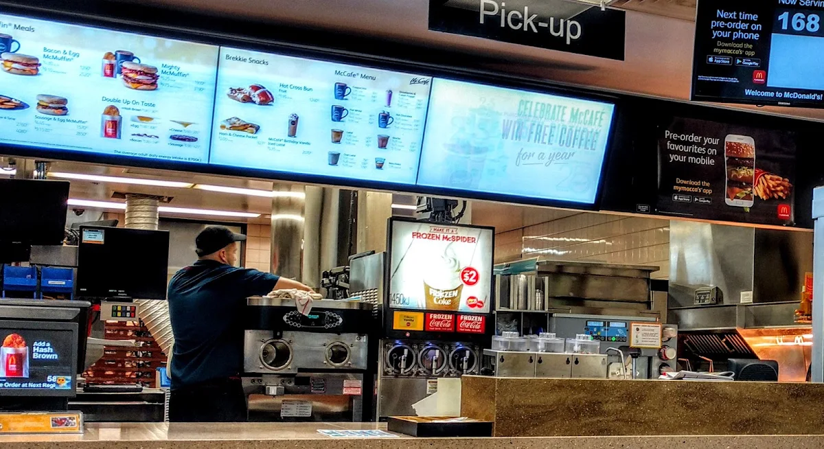 Menu, McDonald's Eltham