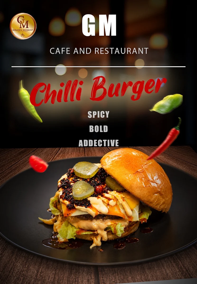 Menu, Golden Moment Cafe & Restaurant