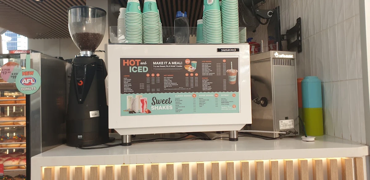 Menu, Daniel's Donuts Southern Cross