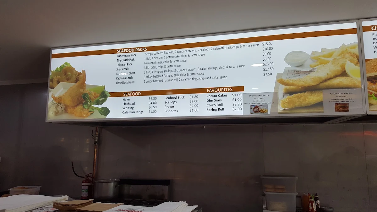 Menu, GV Charcoal Chicken