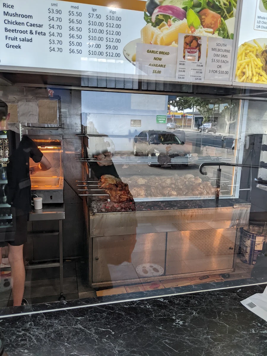 Menu, GV Charcoal Chicken