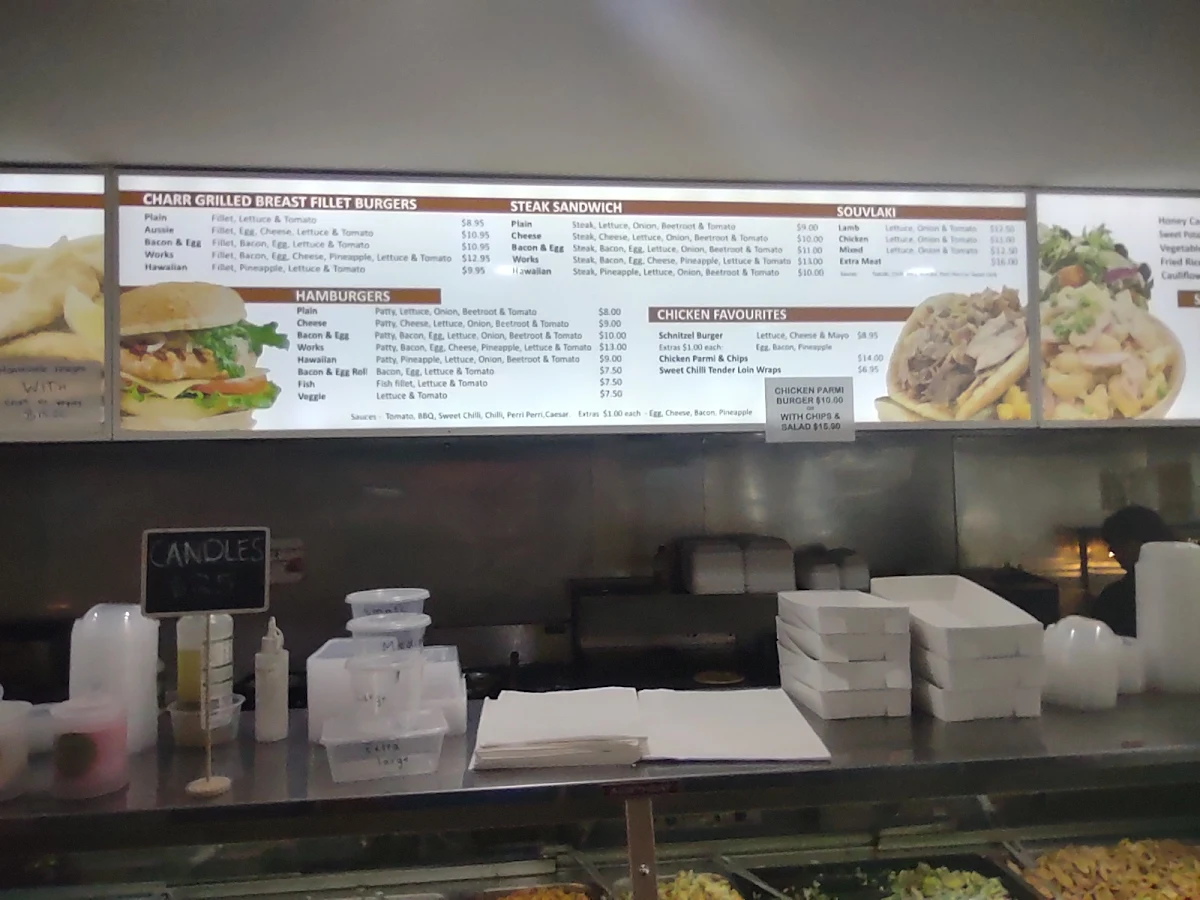 Menu, GV Charcoal Chicken