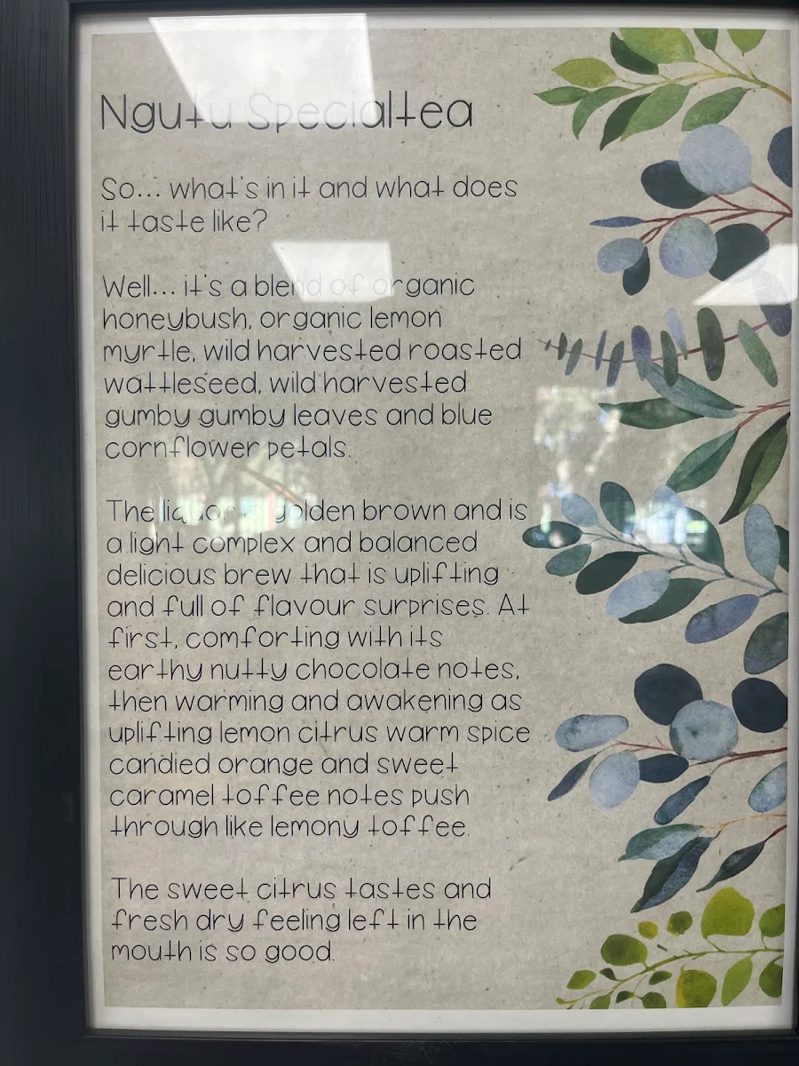 Menu, Ngani Café