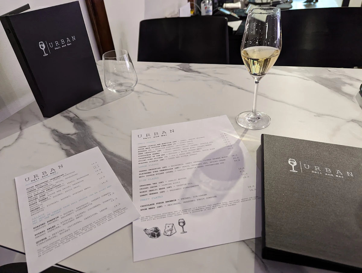 Menu, Urban Restaurant & Wine Bar