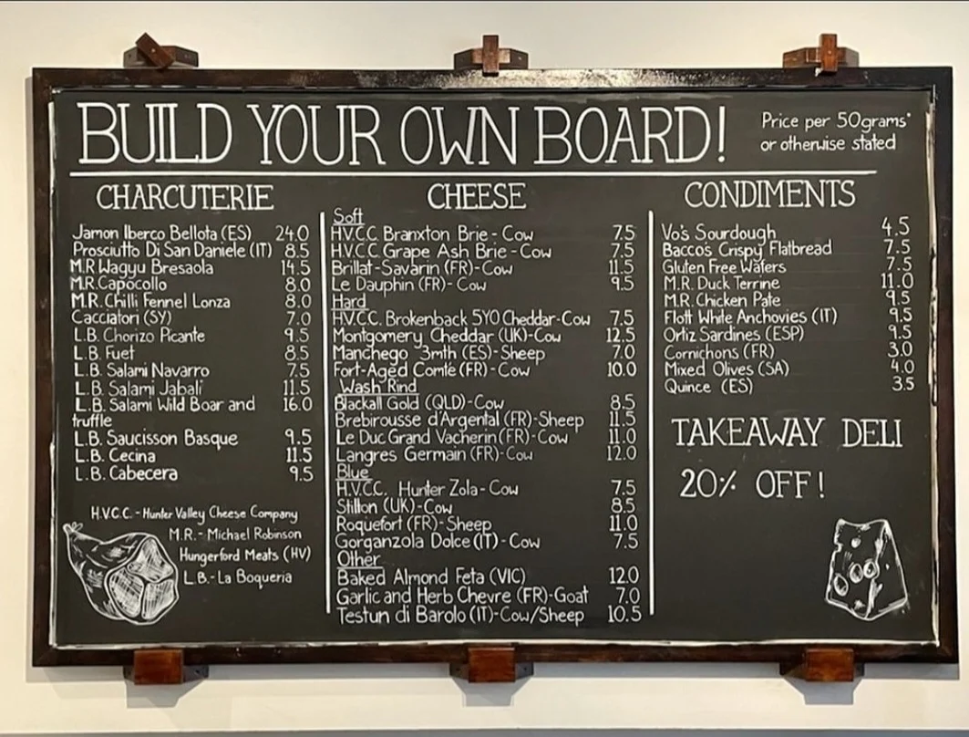 Menu, Urban Restaurant & Wine Bar