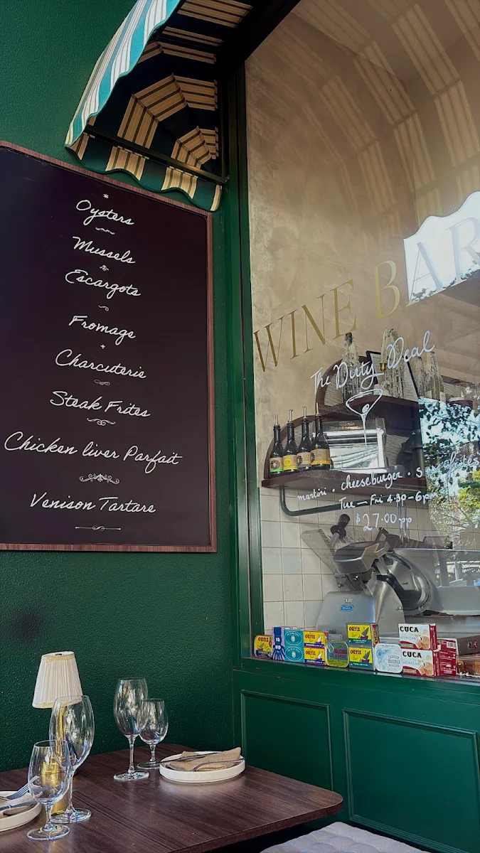 Menu, South City Wine Bar & Bistro