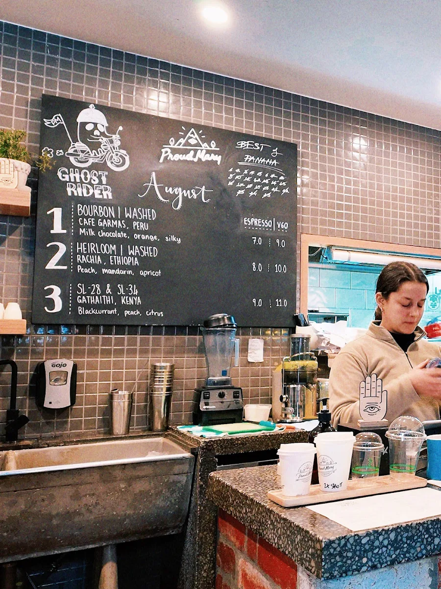 Vibe, Proud Mary Coffee
