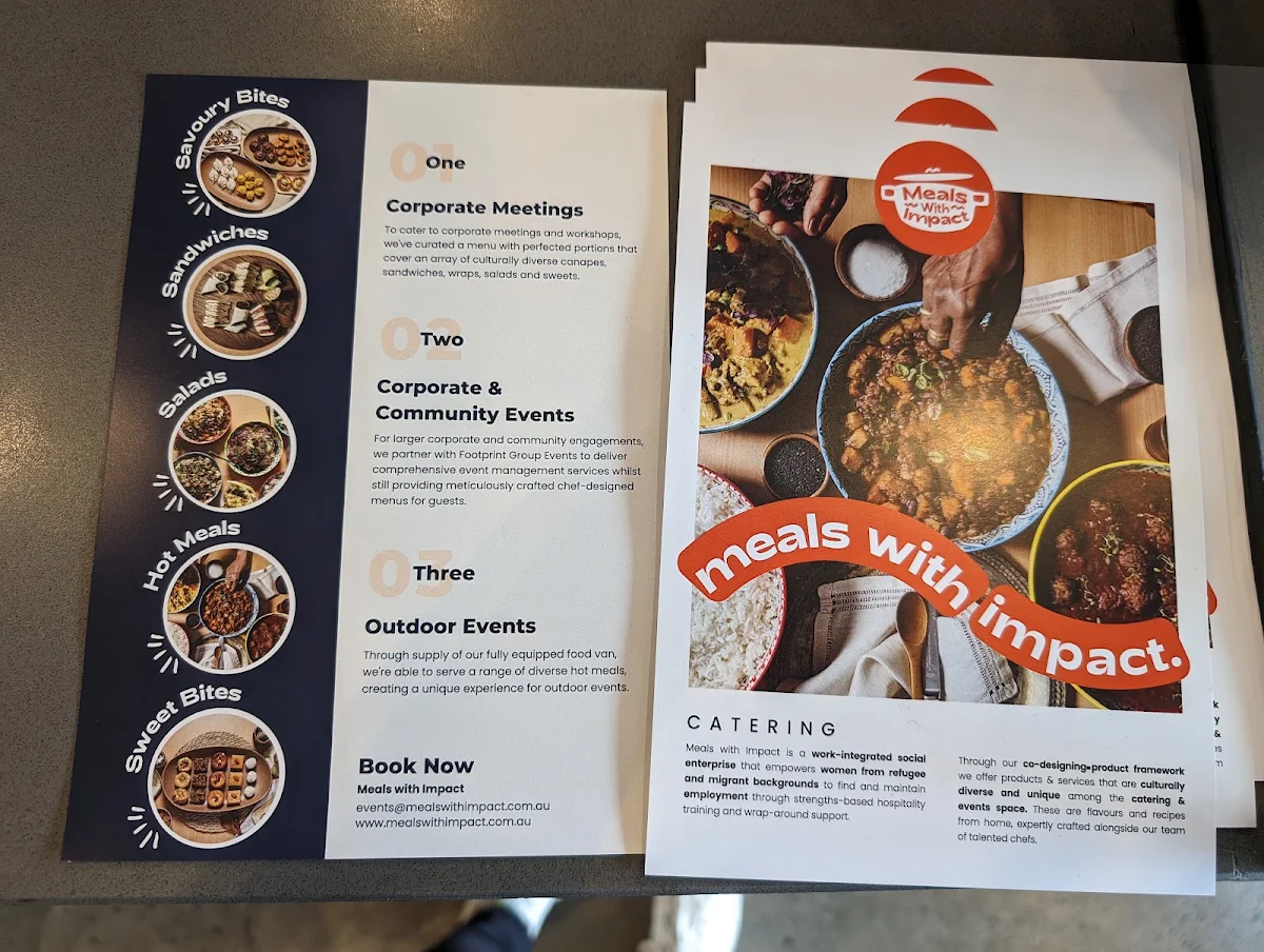 Menu, Meals with Impact