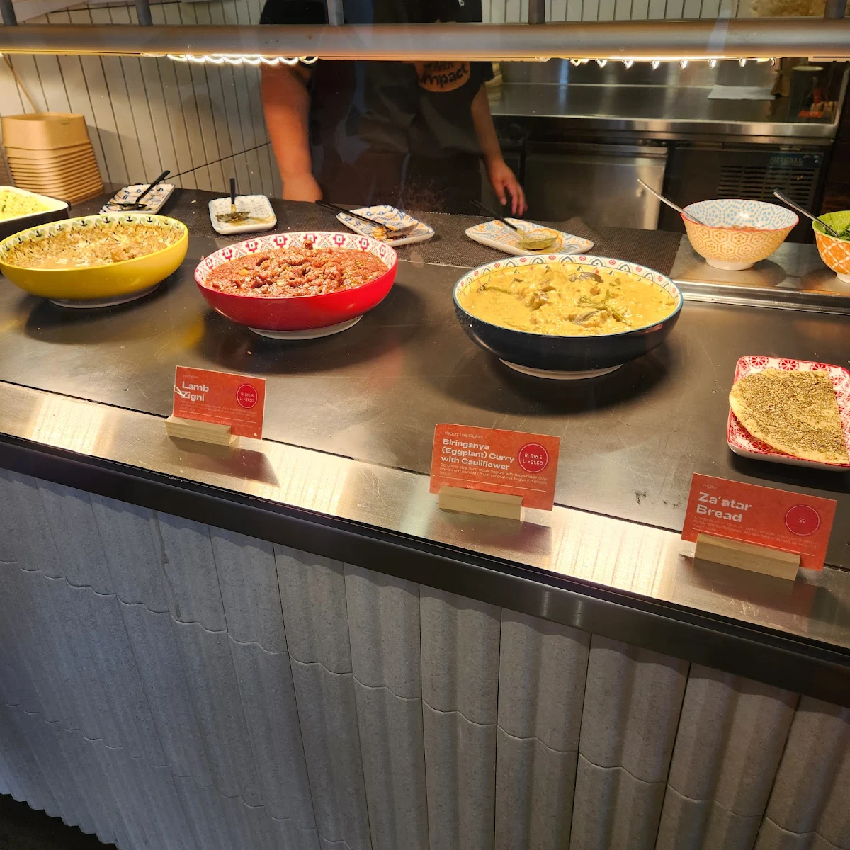 Menu, Meals with Impact