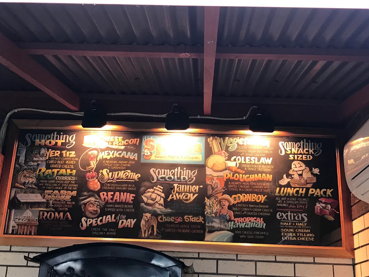 Menu, The House Of Spuds