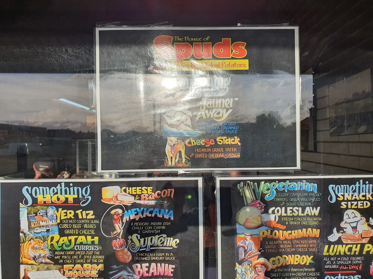 Menu, The House Of Spuds