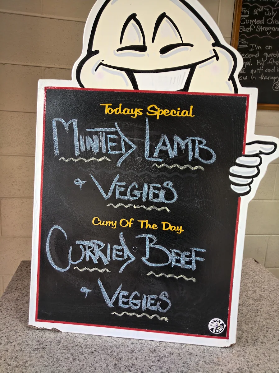 Menu, The House Of Spuds