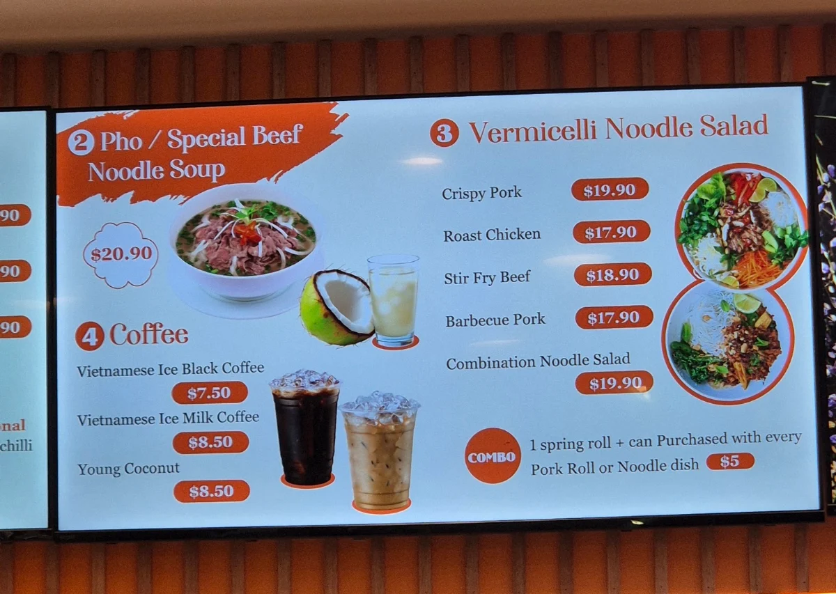 Menu, Banh Mi 88