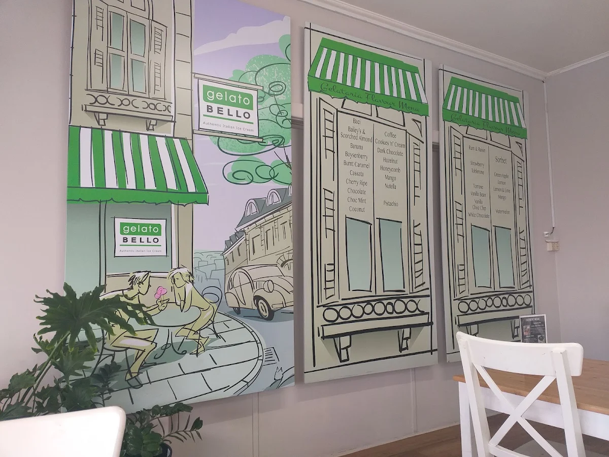 Menu, Gelato Bello