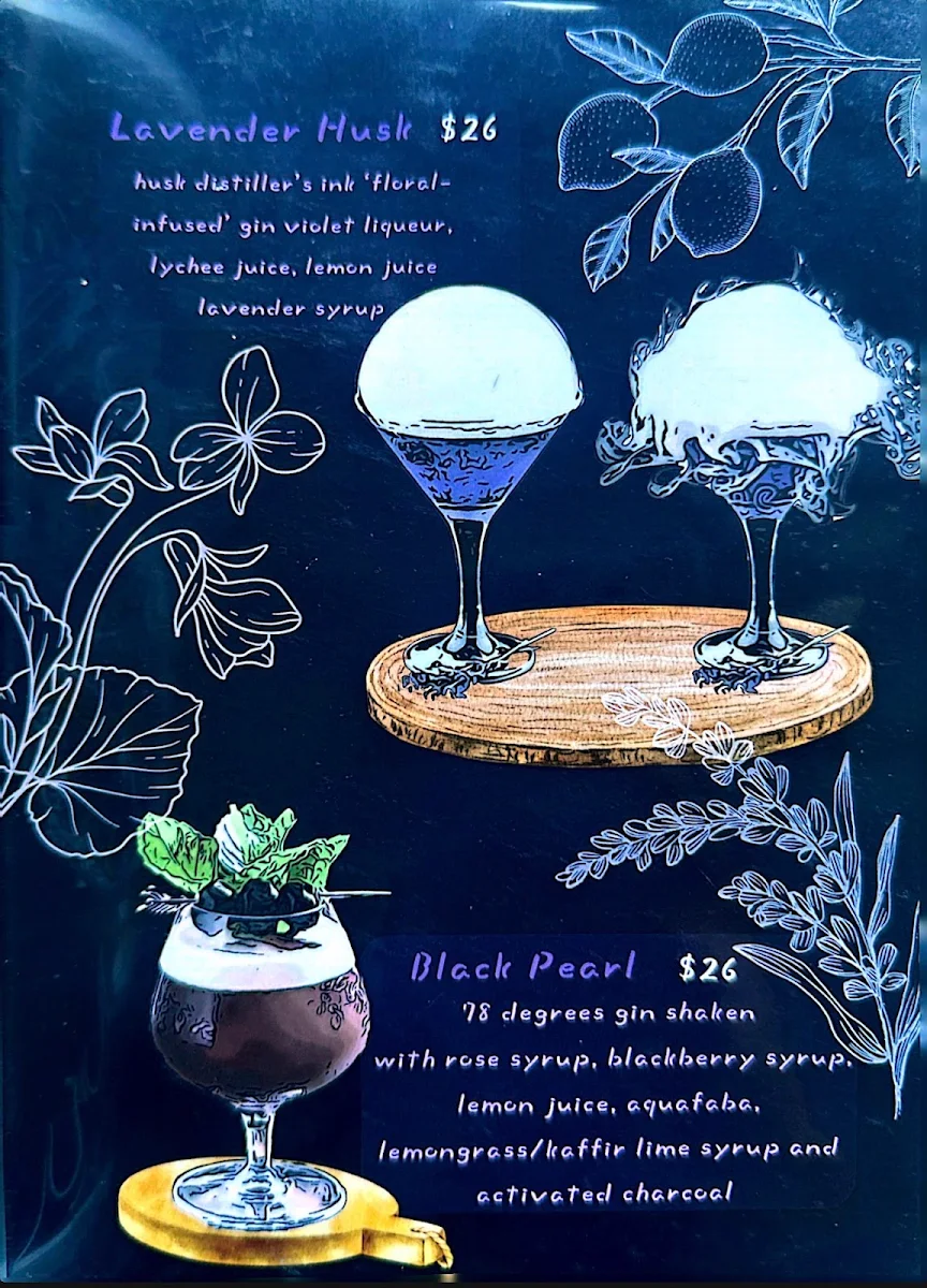 Menu, Saga Bar