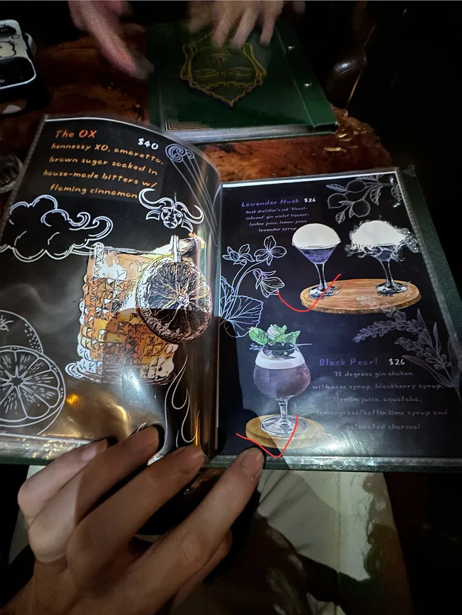 Menu, Saga Bar