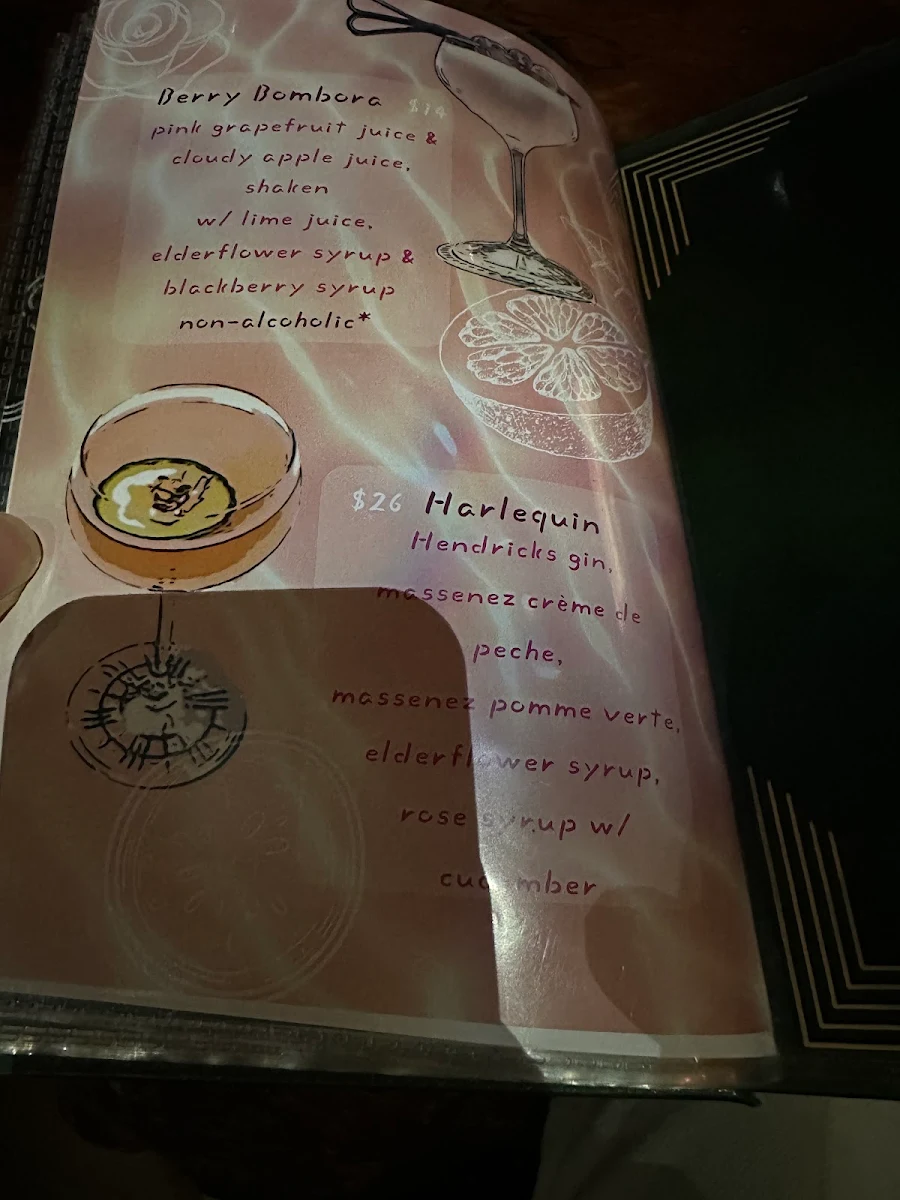 Menu, Saga Bar