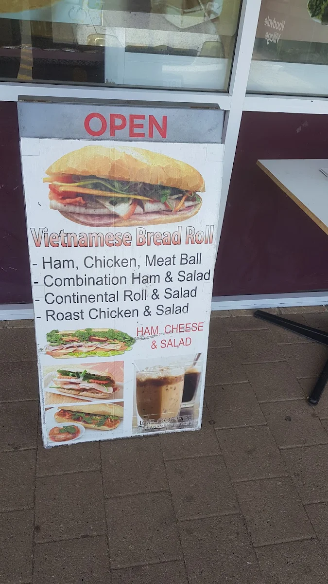 Menu, Ming's Bakery