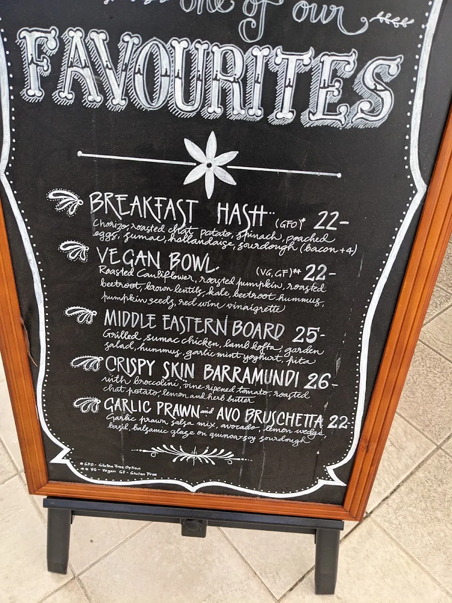 Menu, The Second Home Cafe - Rouse Hill