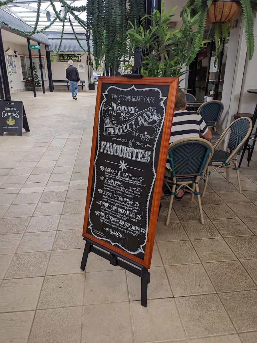 Menu, The Second Home Cafe - Rouse Hill