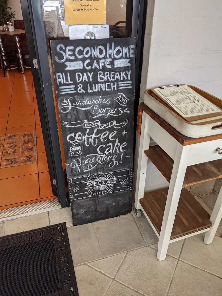 Menu, The Second Home Cafe - Rouse Hill