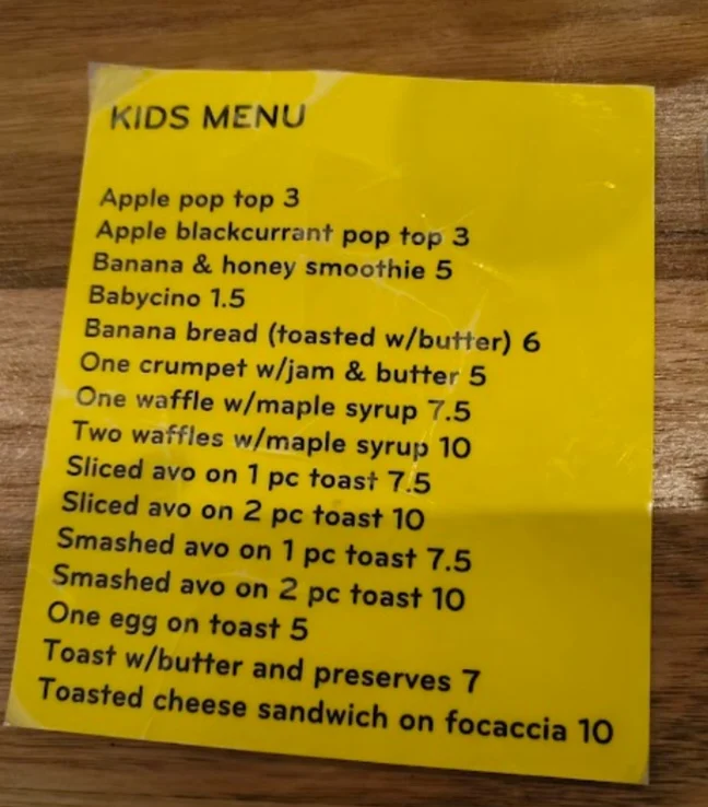 Menu, Pickle in the Middle