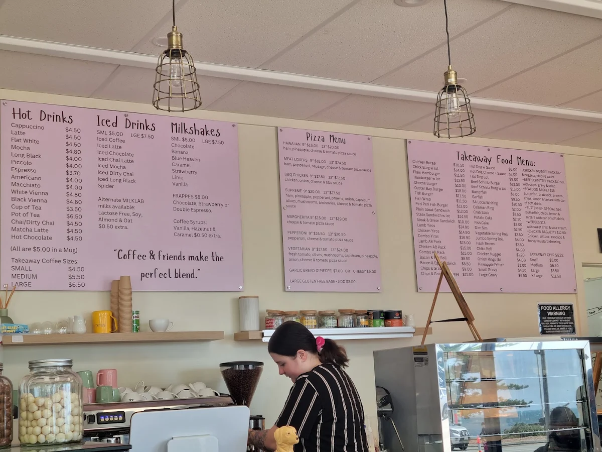 Menu, Peterson’s Blue Lime Cafe & Deli