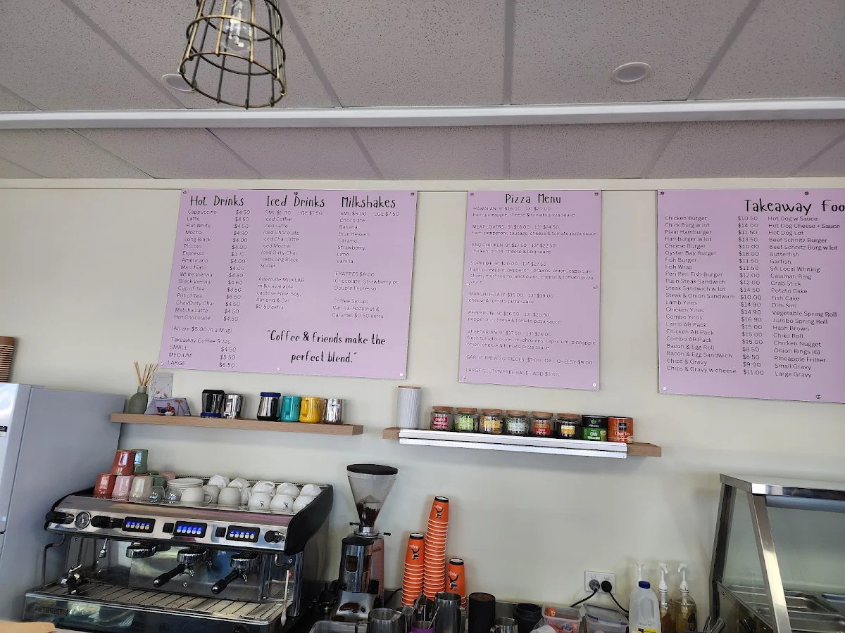 Menu, Peterson’s Blue Lime Cafe & Deli