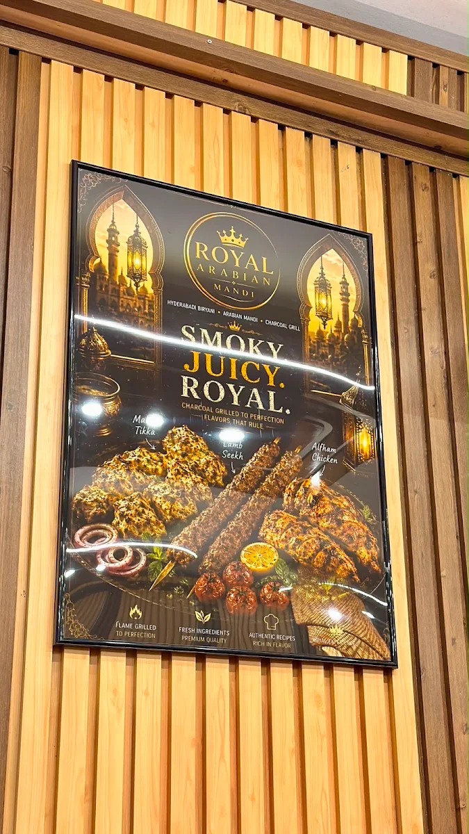 Menu, Royal Arabian Mandi Restaurant