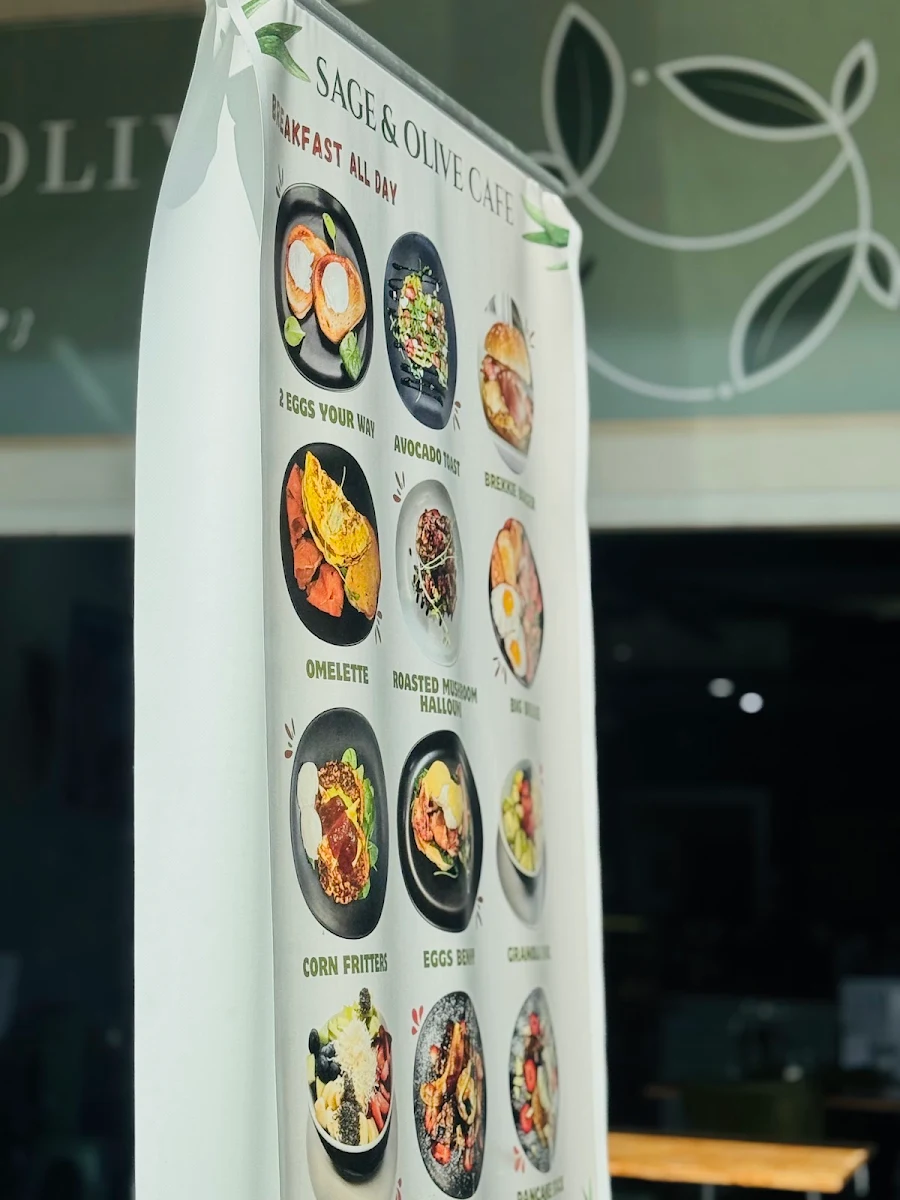 Menu, Sage & Olive Cafe