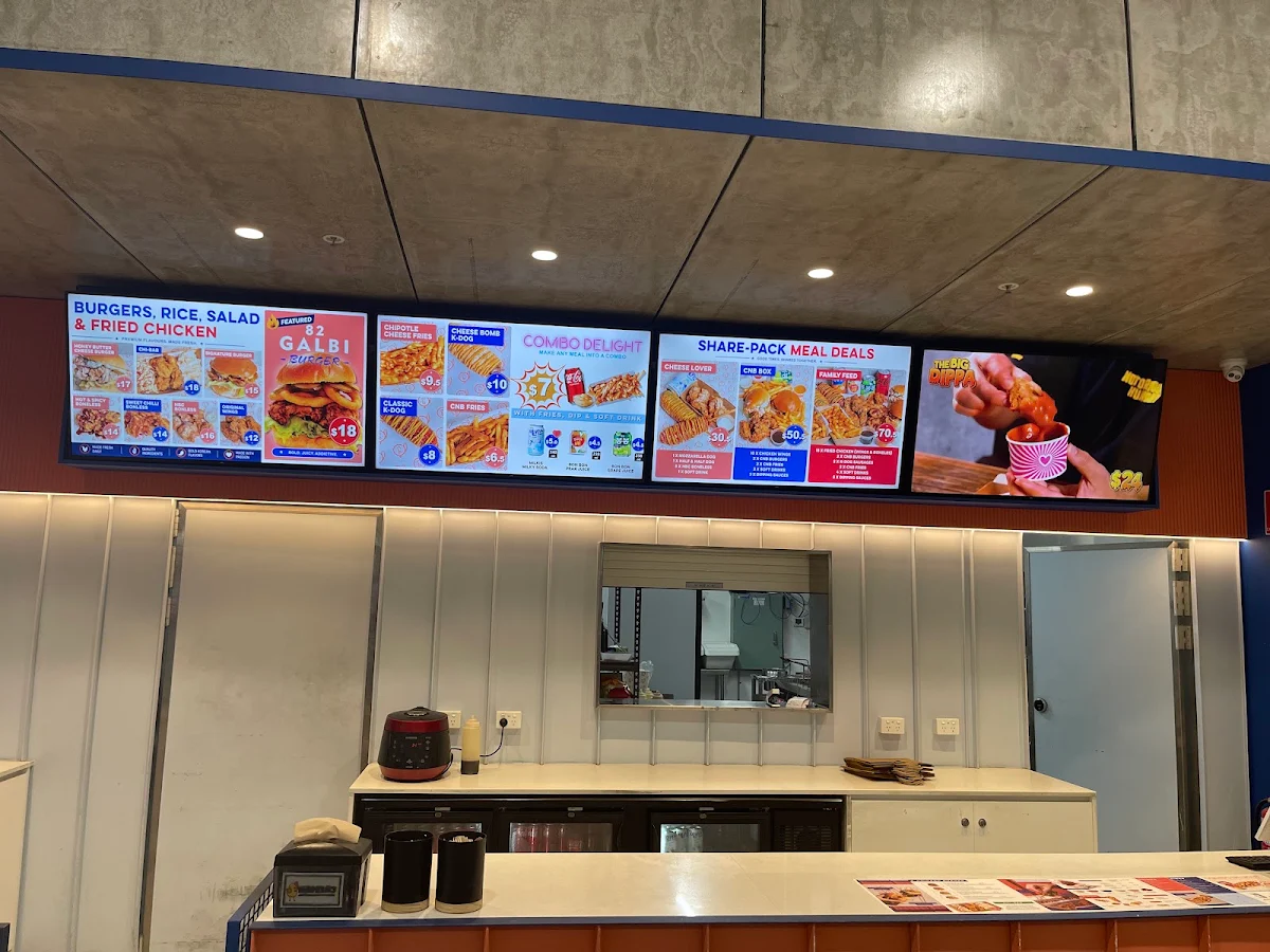 Menu, CnB Chicken & Burger