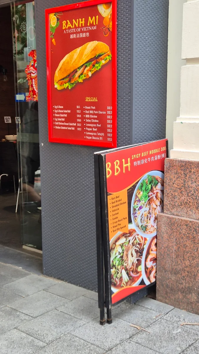 Menu, Ja & Jon Banh Mi