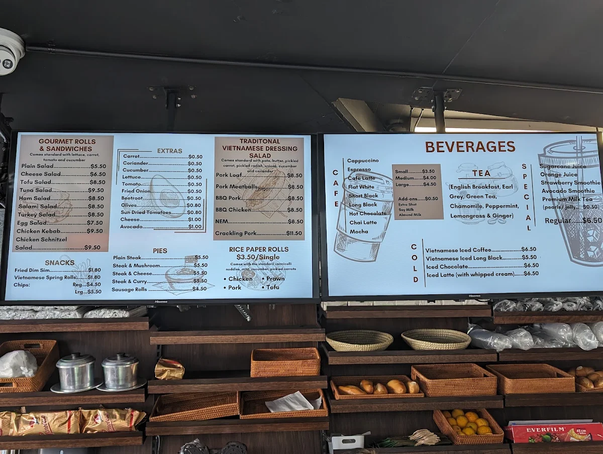 Menu, N.Lee Bakery & Cafe