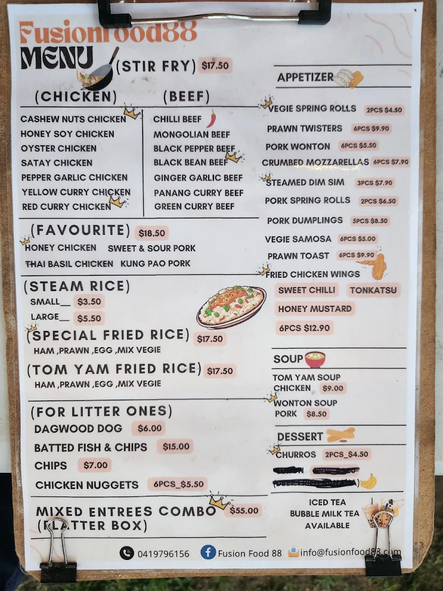 Fusion Food 88 cover