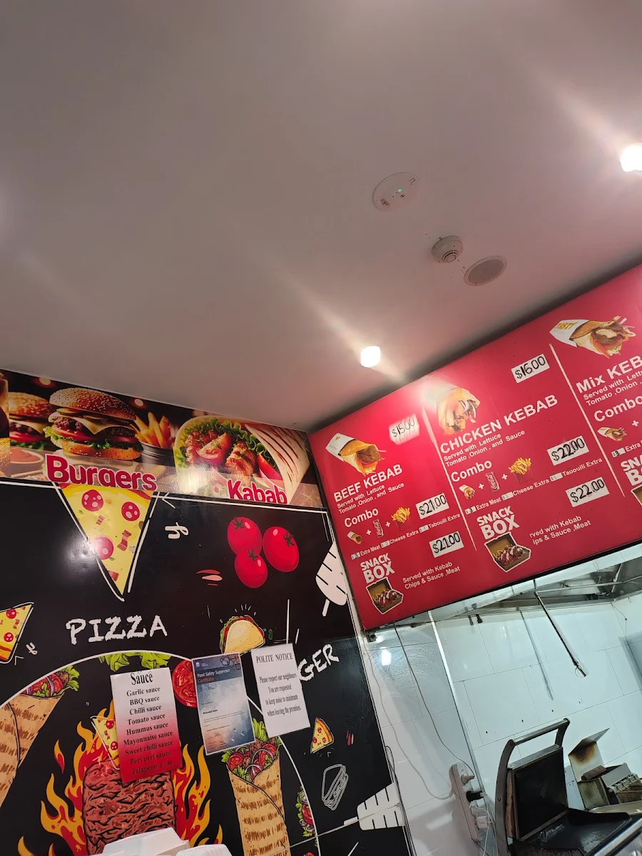 Menu, Central Kebab 🌯