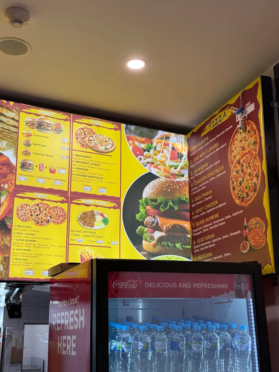 Menu, Central Kebab 🌯