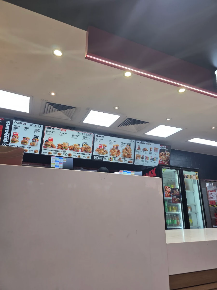 Menu, KFC Coburg