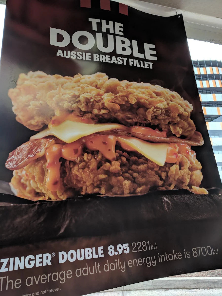 Menu, KFC Coburg
