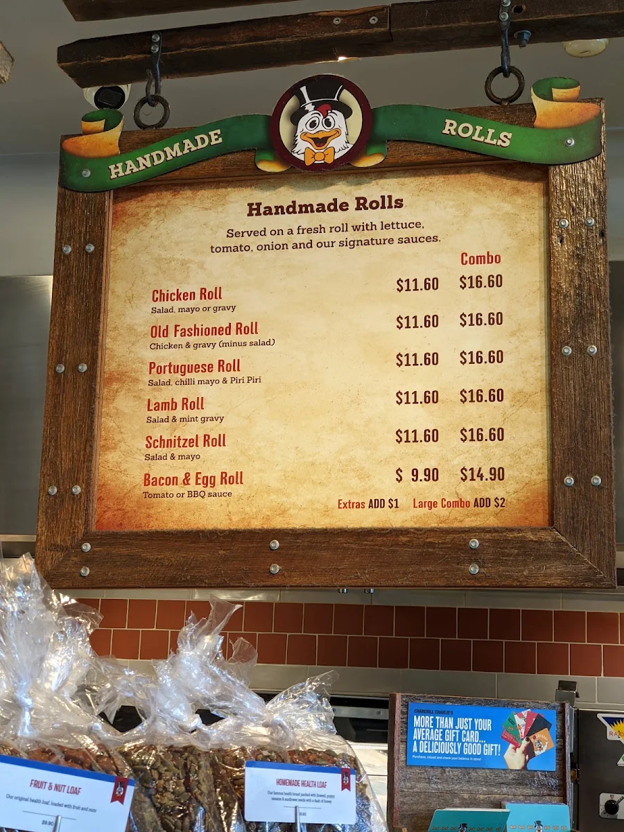 Menu, Chargrill Charlie’s Coogee