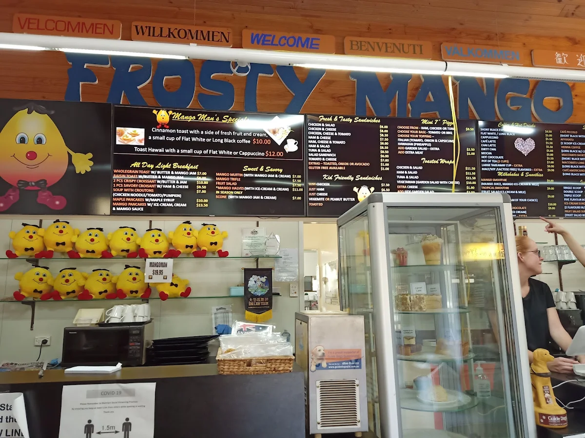 Menu, Frosty Mango