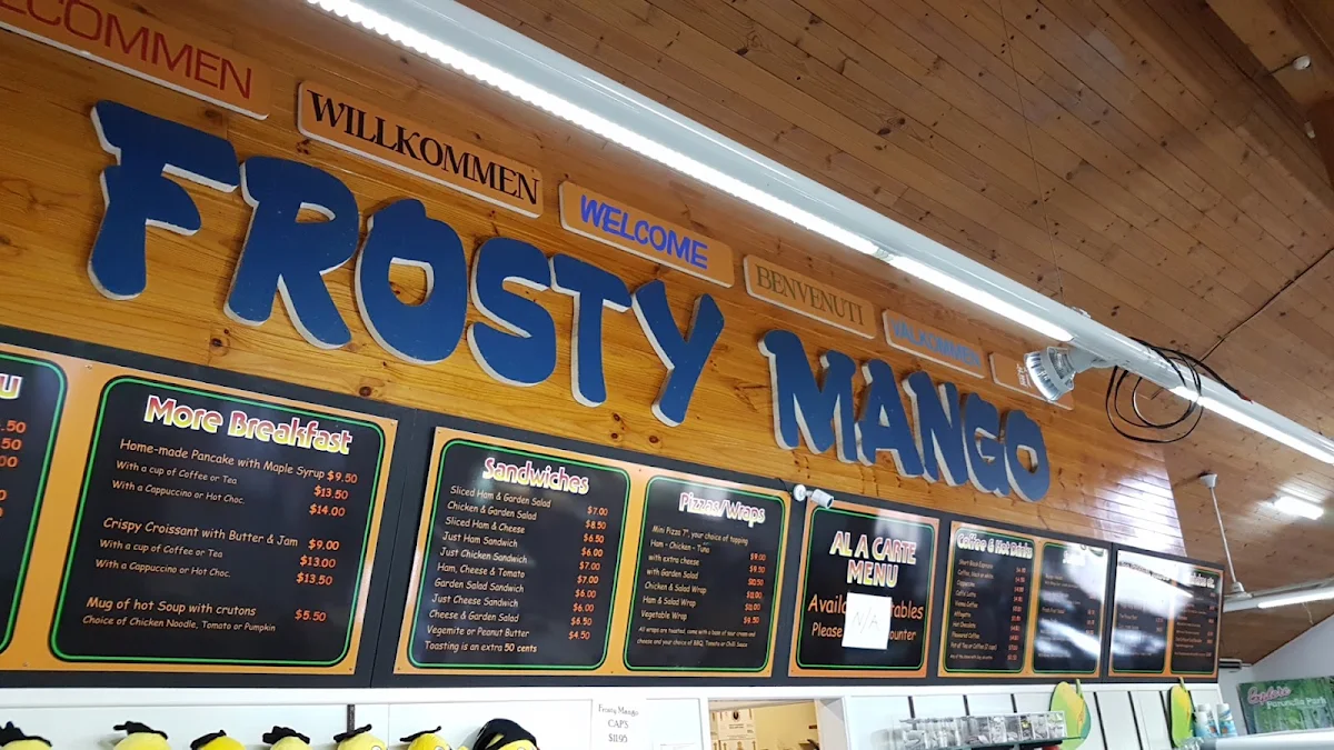 Menu, Frosty Mango