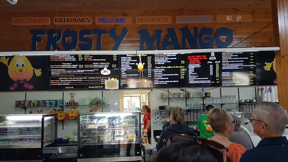 Menu, Frosty Mango