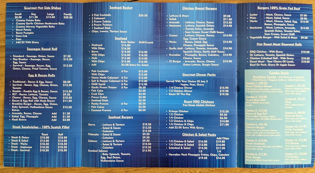 Menu, JAY-C