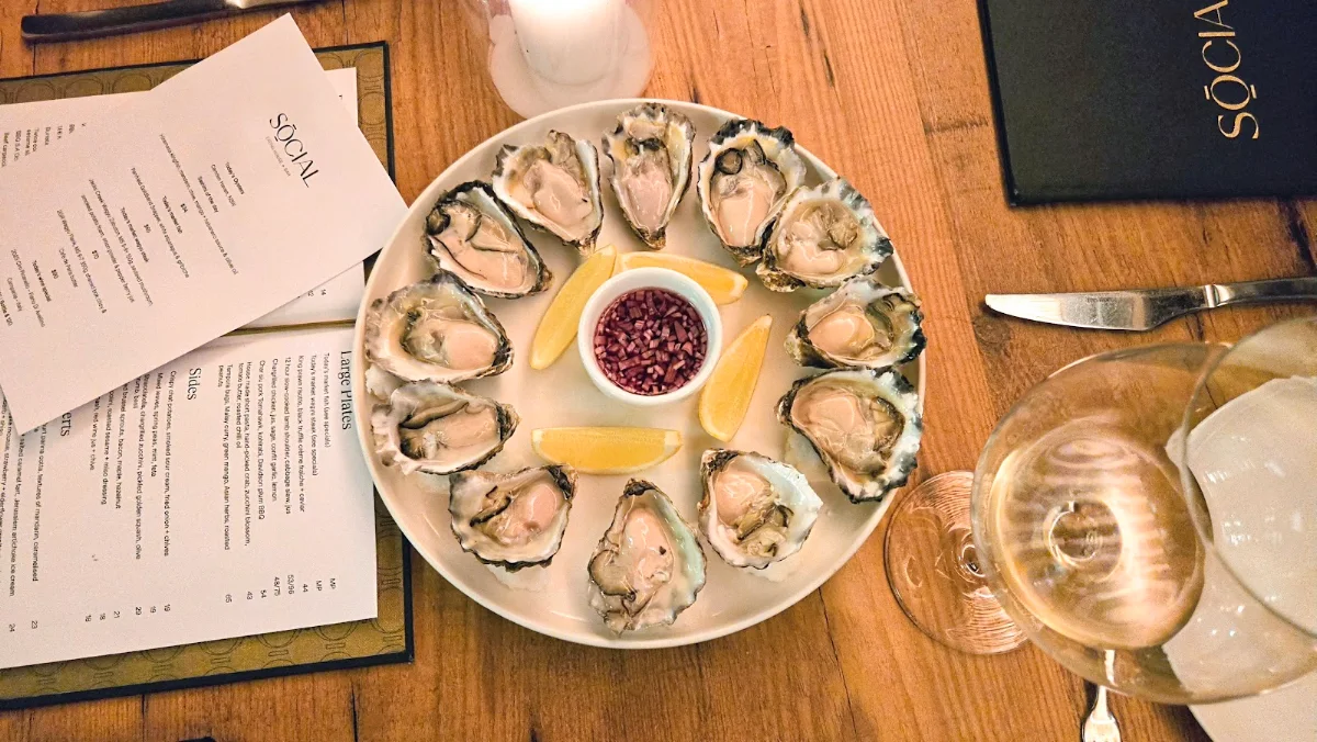 Menu, Social Eating House + Bar