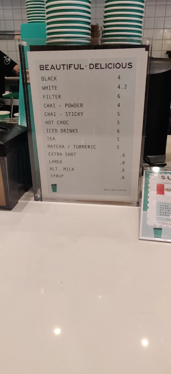 Menu, 365 Coffee & Food | Richmond